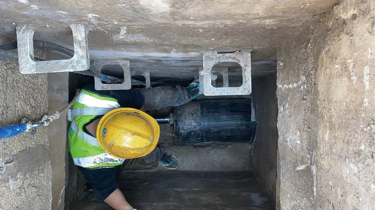 同心HDPE短管内衬法